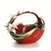 Franz Porcelain Pretty Petite orchid ornamental basket