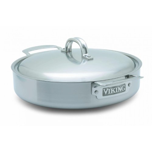 Viking VSC0403 3 Quart Stainless Steel Casserole Pan