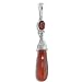 Sterling Silver Carnelian and Garnet Pendant by Sajen