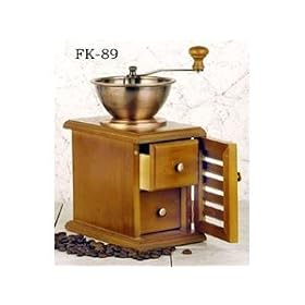 European Gift and Houseware FK89 Hand Cranked Coffee Grinder with Double Drawer