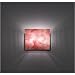 FNWide Wall Sconce with Single Magic Art Glass Panel and Partial Side Diffuser Glass: WiredRose