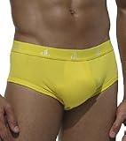 DT Underwear All Yellow Asymetric Square Cut Brief DT183