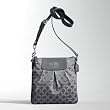 Coach Op Art Madison Crossbody Messenger Bag Swing Pack 41992 Graphite