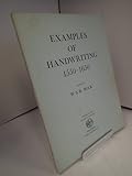 Examples of handwriting, 1550-1650