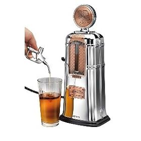 Godinger Nascar Vintage Drink Dispenser, Chrome