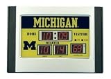 Michigan Wolverines 6.5x9 Scoreboard Desk Clock