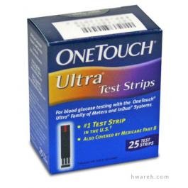 One Touch Ultra Diabetic Test Strips - 25Ct Box