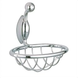 :USE Ollipsis Soap/Sponge Basket, Polished Chrome