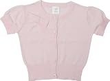 from SOSOOKI SOSOOKI Girls Knitwear-Short Sleeve Cardigan With Bow (Pink, Size 2, 18-24 Months) (Model SBTS11G-1338PNK  Size 2)
