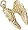 Angel Wings, Gold Plated Silver Charm by Rembrandt Charms