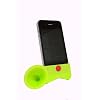 BIGtec iPhone Horn Verst�rker Klangverst�rker iPhone Stand Speaker Verst�rker gr�n aus Silikon -witzig und immer dabei - f�r iPhone 4 und 4S