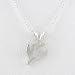 Tiny Dove Pendant in Sterling Silver on a 16" Sterling Ball Chain, #7801 image 1