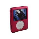 iPod Nano 3rd Generation (3g, 3rd gen) Aluminum Case with Screen Protector (Candyapple Red) - Prime & Super Saver Eligible