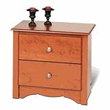 Cherry Finish Monterey Collection 2 Drawer Night Stand