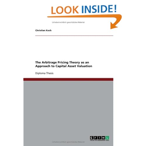Arbitrage Pricing Theory