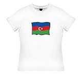 Azerbaijan Flag - Womens Fit T-Shirt