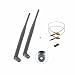 2 x 6dBi RP-SMA 2.4GHz 5GHz + 2 x U.fl For Linksys D-Link DIR-655 N750 antenna