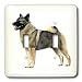 Dogs Norwegian Elkhound - Norwegian Elkhound - Light Switch Covers - double toggle switch