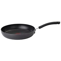 T-fal E9180764 Ultimate Hard Anodized Nonstick Expert Interior Thermo-Spot Heat Indicator Anti-Warp Base Dishwasher Safe 12-Inch Saute / Fry Pan Cookware, Gray
