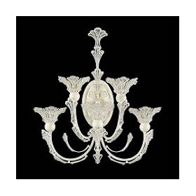 Schonbek 7857-22A Heirloom Gold Swarovski Rivendell Crystal Five Light Up Lighting Wall...