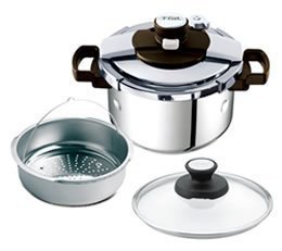 T-fal ワンタッチ開閉圧力なべ クリプソ プルミエプラス 4.5L P4060655