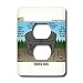 Rich Diesslins Funny KNOTS Scouting Cartoons - A Nod to the Next 100 Years of Boy Scouting, Paul Bunyan and Cooking - Light Switch Covers - 2 plug outlet cover
