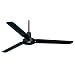 Emerson Fans HF956BK 56" Industrial Heat Contemporary Indoor Gloss Black Ceiling Fan