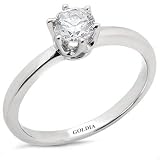 1.00 Ct. Tiffany Inspired Six-Prong Solitaire Diamond Engagement Ring