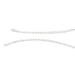 White Satin Rope Cord 18" (4mm)