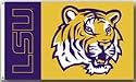 LSU Tiger Head 3x5 Flag