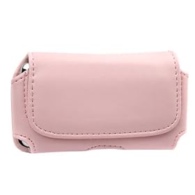 Universal Horizontal Pink Eva Pouch Leather Case with Clip of Lg Lg Vx8300, Vx5300, Vx3400, Vx8500 Chocolate, Vx8550, Vx8600, Ax8600, Lx550 Fusic, Lx570 Muziq, Cu400, Cu405, Cu500, Cu575, Cu720, Motorola Razr V3, V3c, V3m, V3i, Samsung A900, T809, D807, A990, T629, U740, Sanyo 6600 Katana