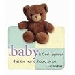 Baby Bear Die-Cut Wit & Wisdom Magnet