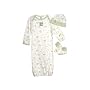 Gerber Organic Gown Starter Set- Farm Buddy's GREEN 0 - 6 Months