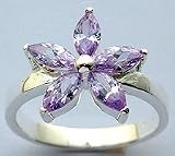 silver ring- quality CZ crystals – hand set and hand polished – finished to a fine jewellery quality standard – size R