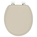 Premium Ginsey Ivory Padded Soft Toilet Seat