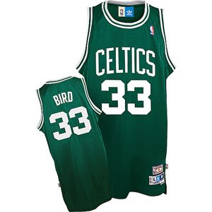 Boston Celtics Larry Bird Adidas Team Color Throwback Replica Premiere Jersey - XX-Large