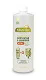 BabyGanics Foamin’ Fun Foaming Body Wash & Shampoo, Gentle Newborn Formula, Fragrance Free, Refill, 32-Fluid Ounce Bottle