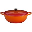 Le Creuset Enameled Cast-Iron 2-3/4-Quart Soup Pot, Flame