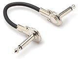 Hosa IRG-600.5 Six 6 inch Guitar Patch Cables, Low-profile Right-angle to Same