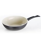 Berndes 78968 Balance Smart Induction Aluminium Stielwok keramik 28 cm, 4 Liter