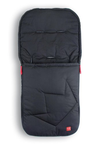 Kaiser 65727/25 - Sommer-Kinderwagen Fu&szlig;sack Ammy - schwarz