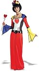 Ladies Fancy Dress Queen Of Hearts Masquerade Medium