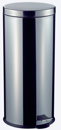 Wesco 103 634-41 Tretabfallsammler oval Edelstahl