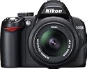 Nikon D3000 10MP Digital SLR Camera with 18-55mm f/3.5-5.6G & 55-200 AF-S DX VR Nikkor Zoom Lenses