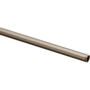 Stainless Steel 316 Hypodermic Tubing, 16 Gauge, 0.065" OD, 0.047" ID, 0.009" Wall, 12" Length