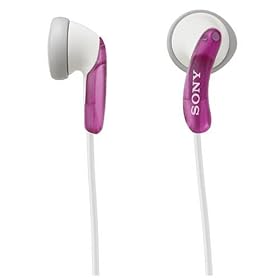 Pink Sony MDR-E10LP Casual Line Fontopia