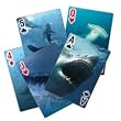 Kikkerland Lenticular 3-D Shark Poker-Size Playing Cards