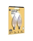 GE 47933 25-Watt Candelabra Bulb 2-Pack