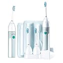Philips Sonicare Essence E5550 Rechargeable Toothbrush System with 2 Handles, 4 Brush Heads, 1 Brush Head Holder, 2 Travel Cases