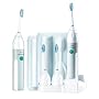 Philips Sonicare Essence E5550 Rechargeable Toothbrush System with 2 Handles, 4 Brush Heads, 1 Brush Head Holder, 2 Travel Cases
